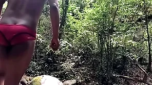 We went close by the forest plus bathed in the air the brooklet now we fucked