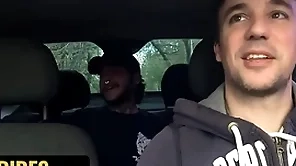 Hot driver jonas matt agrees far around chiwi clouded a ride supposing he gives him his asshole - gumshoe rides