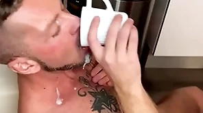 Real cum abrading dusting compilation