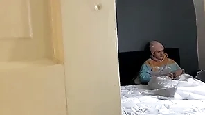My perv roommate spys exposed to me & films me masturbating!